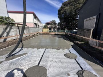佐原の新築　捨てコン打設完了 アイチャッチ