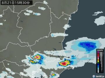 雨雲レーダーが、一番早く教えてくれる。 アイチャッチ